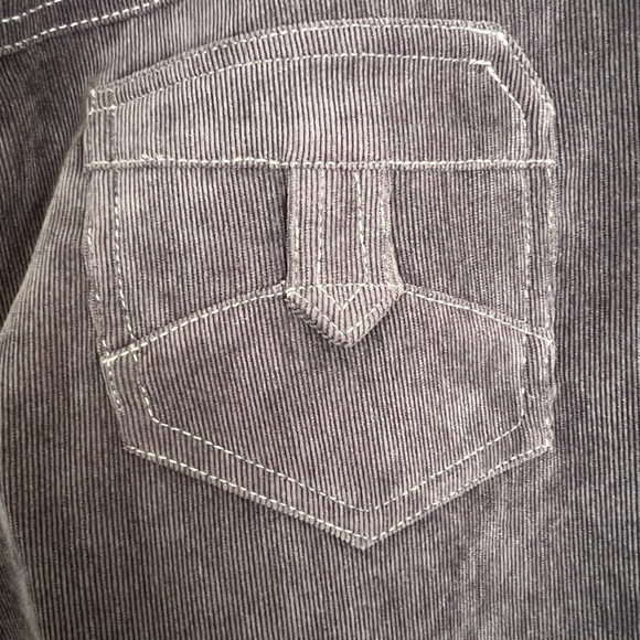 BROWN CORDUROY PANTS SIZE 14 - Picture 5 of 10